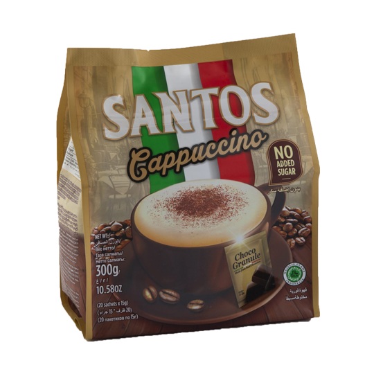 کاپوچينو سانتوس رژیمی بسته 20 عددی SANTOS مدل Cappuccino